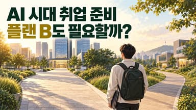 AI 시대, 불안한 취업 시장에서 어떻게 준비해야 할까? 이제는 두 가지 계획을 생각합니다