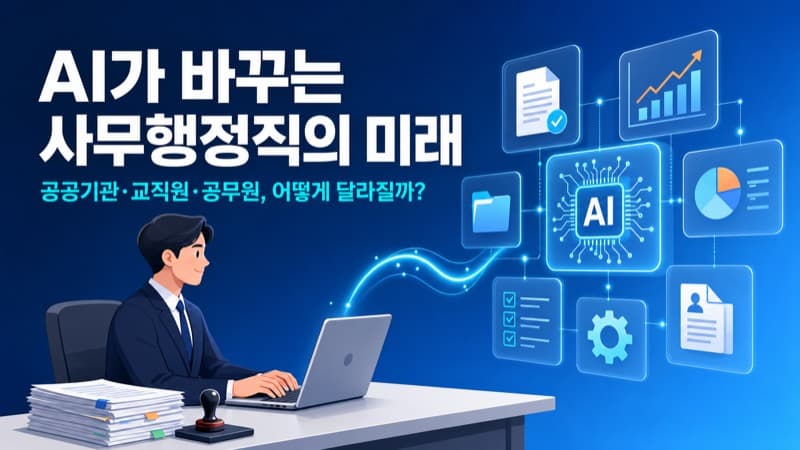 AI는 공공기관 사무행정직을 어떻게 바꿀까? - 미래의 행정조직을 그려보다