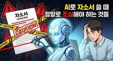 AI로 자소서를 쓸 때에 정말로 조심해야 하는 것들