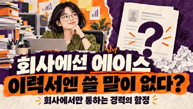 일은 잘하는데, 이직할 곳은 없다? 회사에서만 통하는 경력의 함정