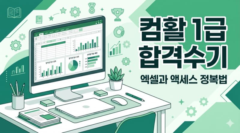 컴퓨터활용능력1급 합격수기, 합격한 사람들은 이렇게 공부했다