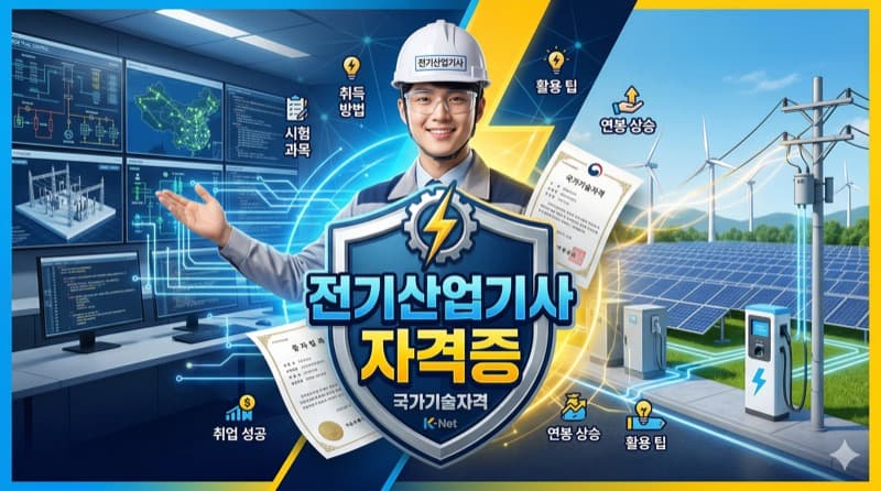 전기산업기사 자격증 정리 – 전기기능사와의 차이, 시험 과목, 합격률, 전기기사로의 발전까지