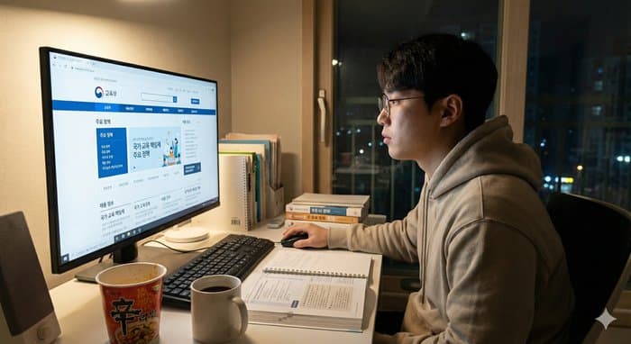 대학교 교직원 취업을 준비할 때 정보를 얻는 가장 기초적인 과정