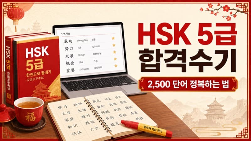 HSK 5급 합격수기, 합격한 사람들은 이렇게 공부했다