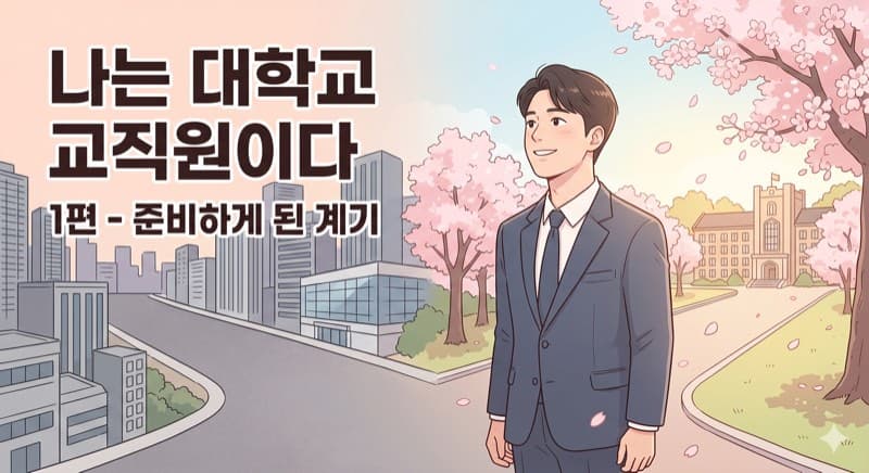 나는 대학교 교직원이다 1편 — 내가 교직원을 준비하게 된 계기