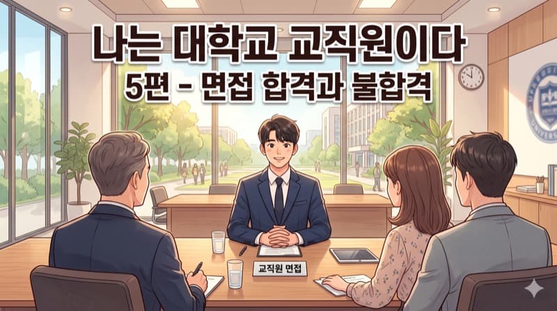 나는 대학교 교직원이다 5편 — 떨어진 면접에서 배운 것들, 그리고 합격의 순간