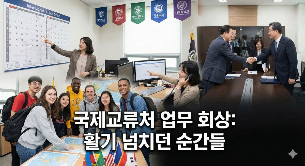 국제교류처 업무 회상: 활기 넘치던 순간들 (심화편)