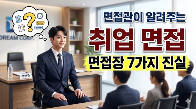 취업 면접을 앞둔 분들에게 드리는 7가지 TIPS