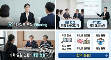 면접장에 가기 전 필독! 대학교 교직원 면접 프로세스 완전 정복 (실무/토론/PT/임원)