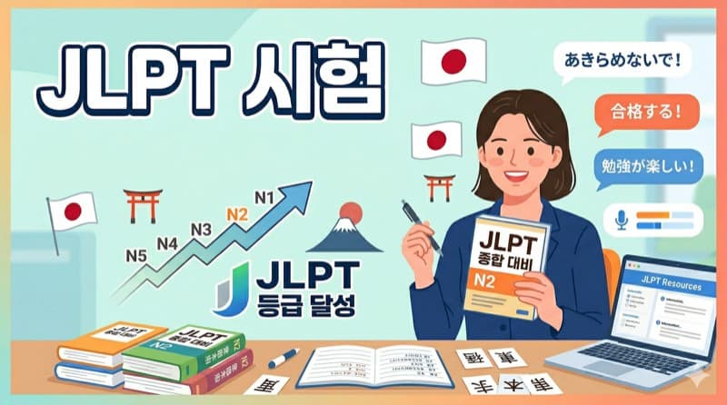 JLPT(일본어능력시험) 완벽 정리 – N5부터 N1까지 레벨별 완전 가이드