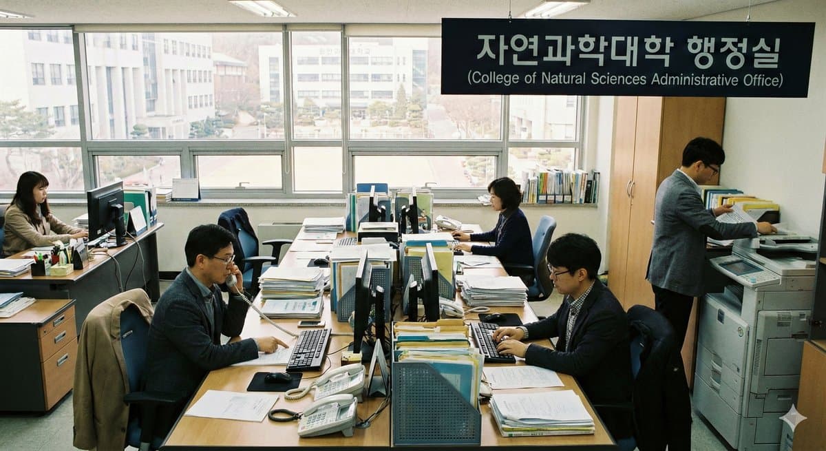 대학교 교직원은 어디서 일할까? AI로 구현한 부서별 사무실 현장 스케치