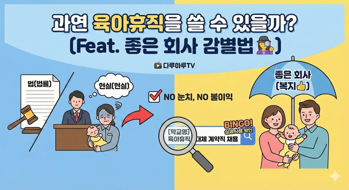 육아휴직을 보면 회사가 보인다? (Feat. 좋은 회사 감별법)