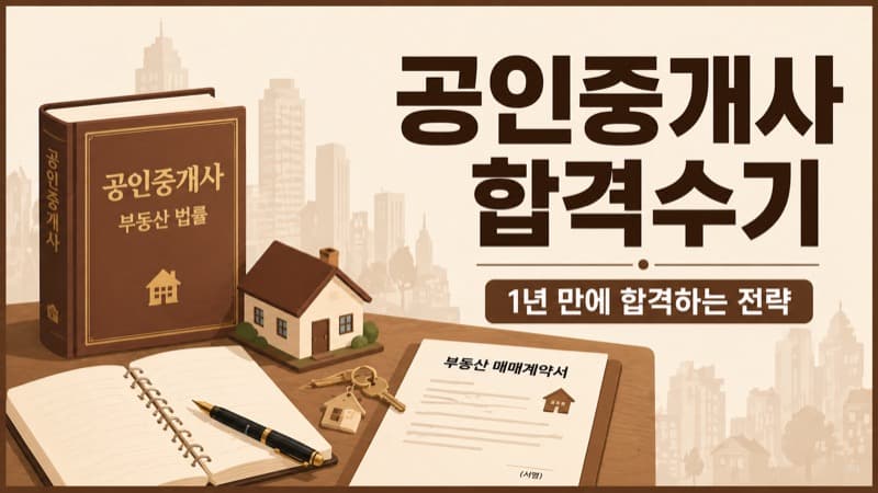 공인중개사 합격수기, 합격한 사람들은 이렇게 공부했다