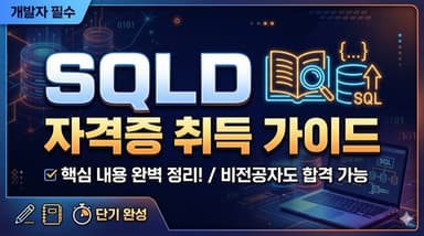SQLD(SQL 개발자) 자격증 정리 – 시험 구성, 합격 기준, 공부법, 취업 활용까지