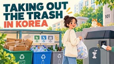 Taking Out the Trash in Korea: Bags, Recycling Areas, and Food-Waste Cards
