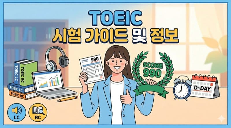 TOEIC(토익) 시험 정리 – 취업·승진의 필수 영어 스펙, 시험 구성부터 공부법까지