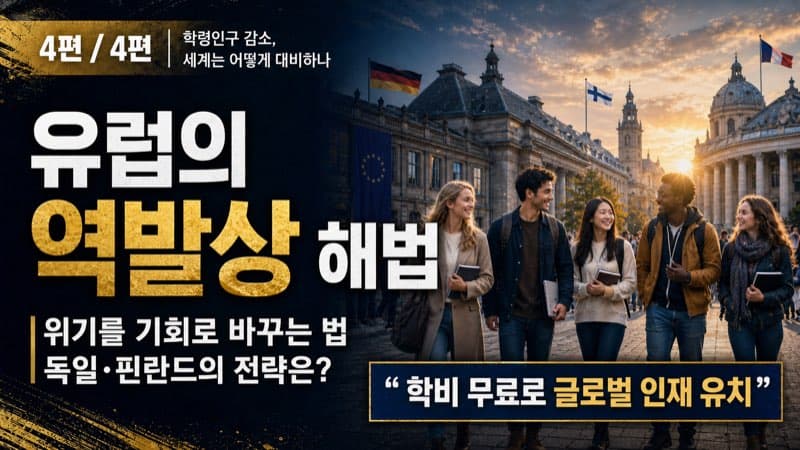 유럽은 어떻게 다를까? 인구 감소 시대의 다양한 해법들 (4편 - 유럽)