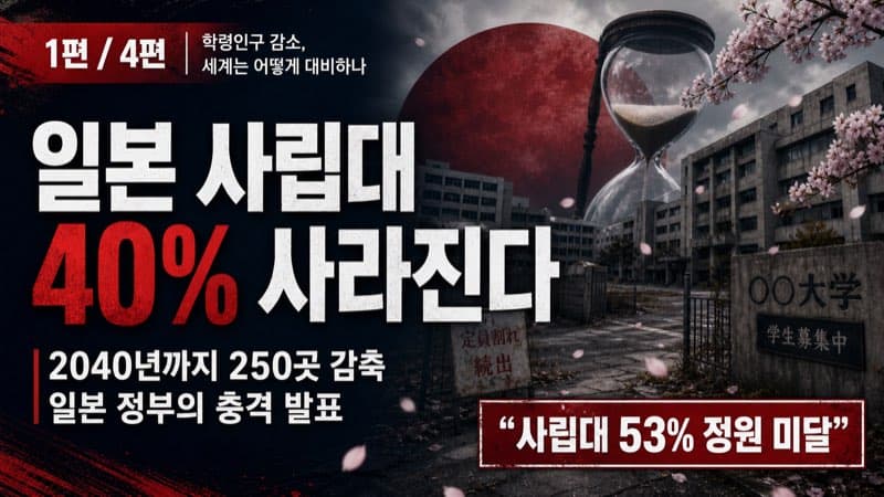 학령인구 감소로 흔들리는 대학, 일본은 어떻게 준비하고 있을까? (1편 - 일본)