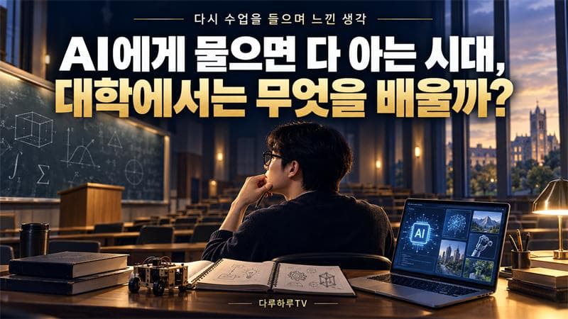 AI에게 물으면 바로 알 수 있는 시대, 대학에서는 무엇을 배워야 할까요?