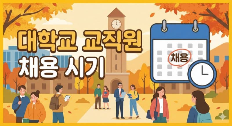 대학교 교직원 채용, 언제 공고가 나올까? — 채용 시기와 앞으로의 전망