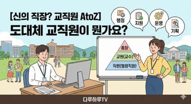 신의 직장? 대학교 교직원, 도대체 뭐 하는 사람인가요? (교직원 취업 AtoZ 시리즈 시작!)