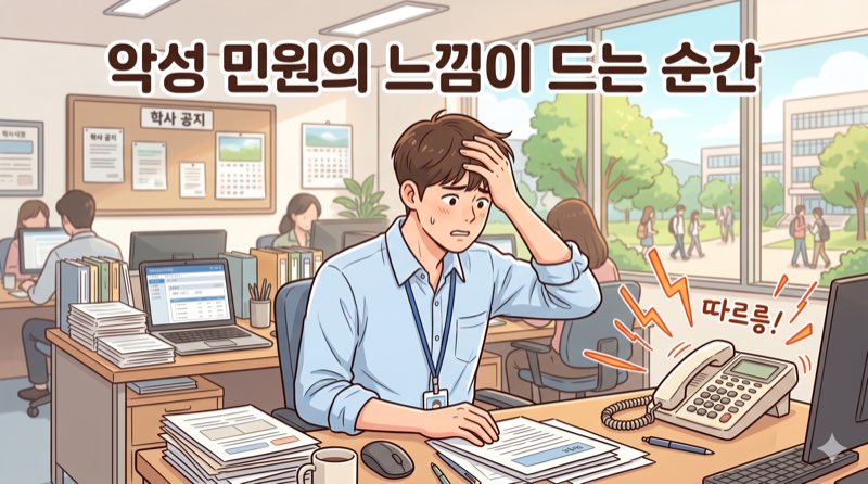 악성 민원의 느낌이 드는 순간