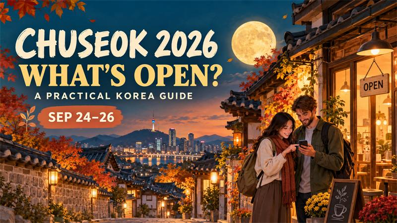 Chuseok 2026: what's open? A practical Korea guide