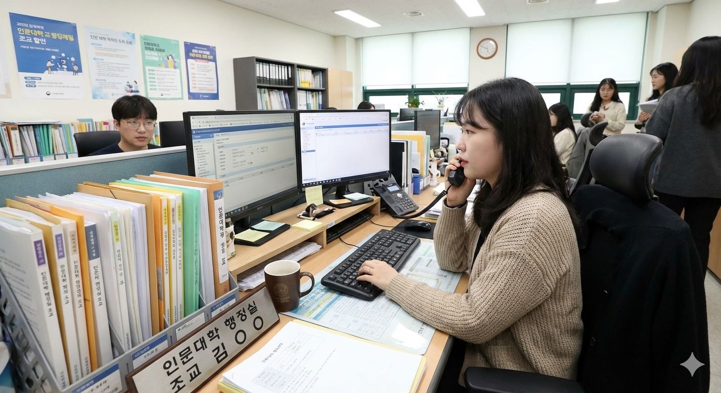 대학교 조교 업무 현장