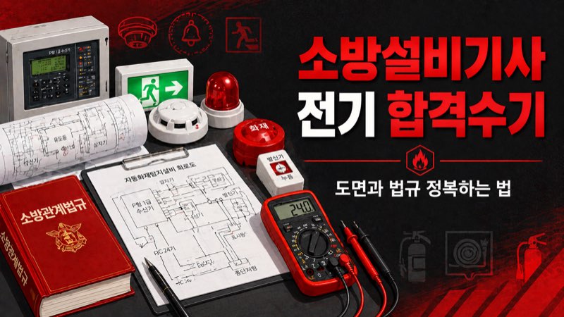 소방설비기사 전기 합격수기 도면과 법규 정복하는 법