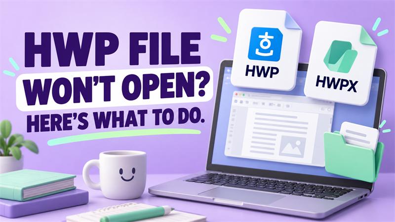 HWP file won't open? Here's what to do
