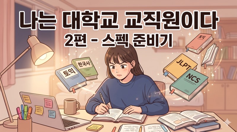 나는 대학교 교직원이다 2편 - 스펙 준비기