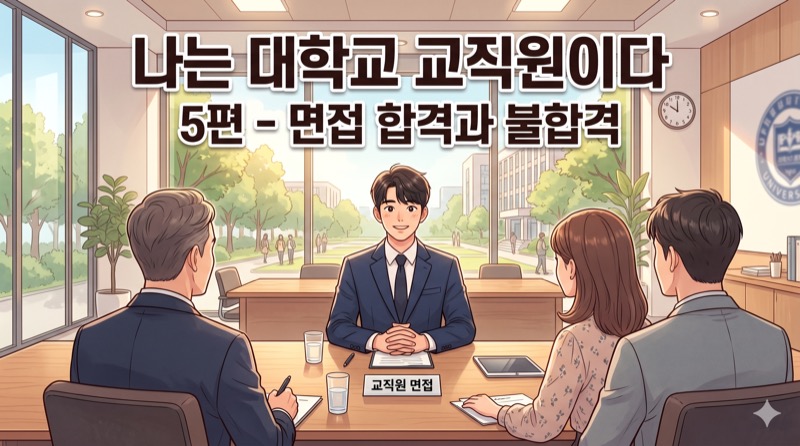 나는 대학교 교직원이다 5편 - 면접 합격과 불합격