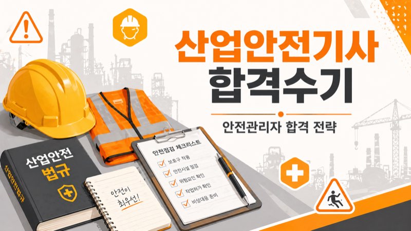 산업안전기사 합격수기 안전관리자 합격 전략