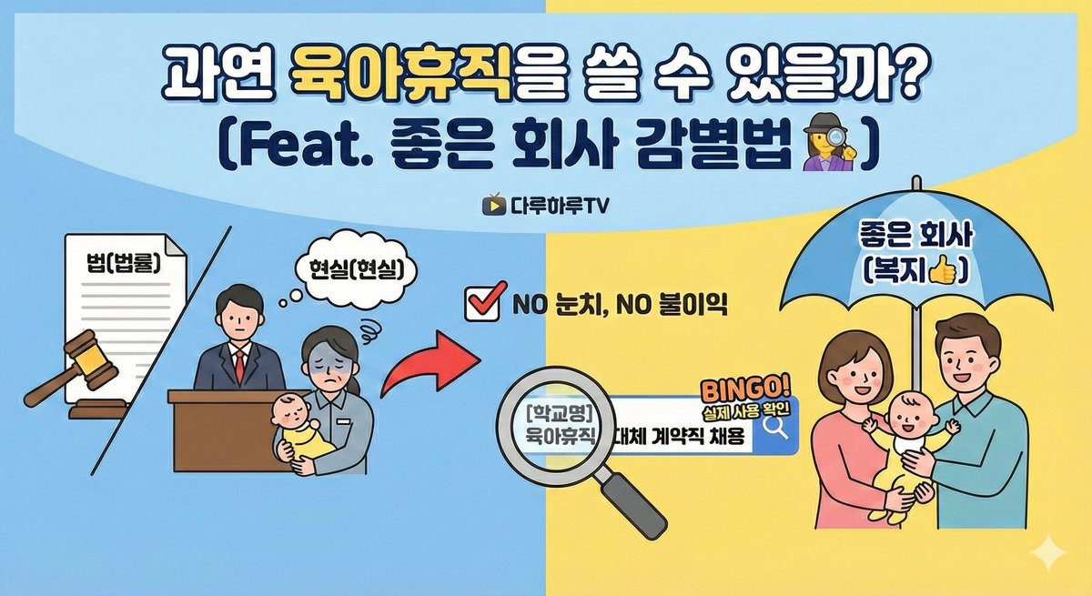 육아휴직과 좋은 회사 감별법