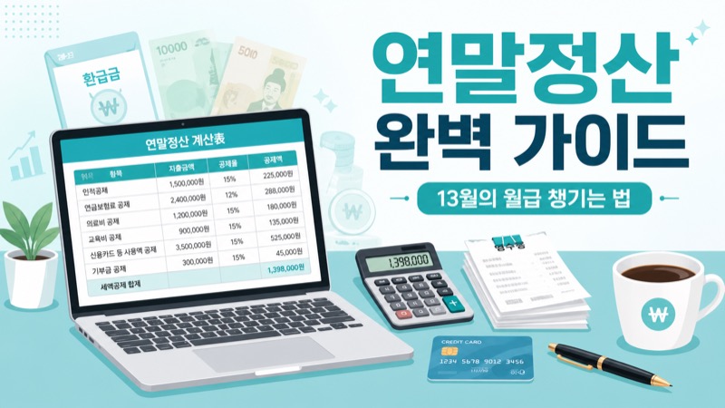 연말정산 완벽 가이드 13월의 월급 챙기는 법